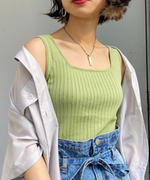 PAGEBOY | ニットスクエアタンク(タンクトップ)