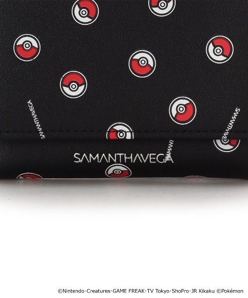 SamanthaVega ポケモン コラボ長財布 モンスターボール柄 くるしく 