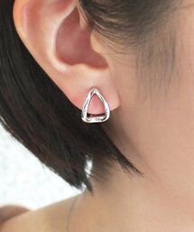 【ZOZO限定】[ フワットイヤリングス] クリップイヤリング ドロップ ( SV)