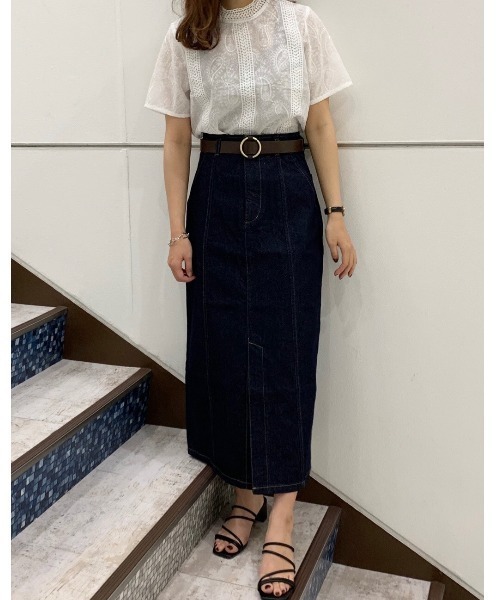 PAGEBOY（ページボーイ）の「ペイズリーレースSS（シャツ/ブラウス・レディース・オフホワイト/ブラック・FREE）」の16枚目の写真