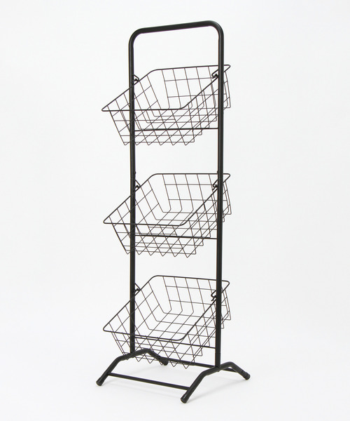 LBC（エルビーシー）の「【ZOZO限定】オブリークネス　ラック（収納グッズ・レディース・ブラック/ホワイト・FREE）」の6枚目の写真