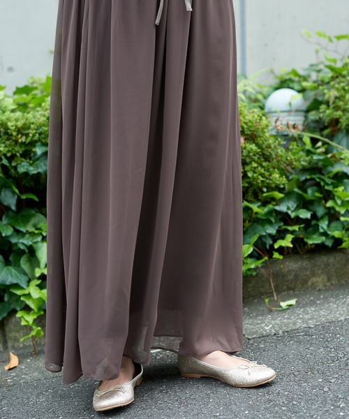 flower(フラワー)の「フォギーキャミワンピ(ワンピース・レディース・ベージュ/ブラウン・FREE)」の14枚目の写真