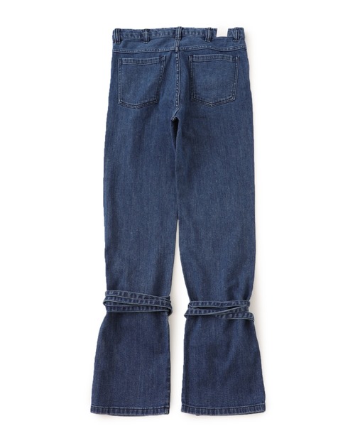 F（エフ）（エフ）の「【F】デザインスリットデニム（デニムパンツ・メンズ・インディゴブルー・1/2）」の4枚目の写真