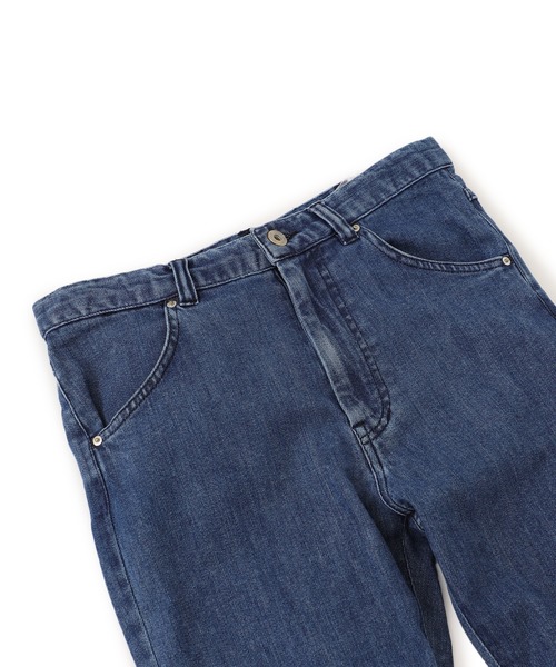 F（エフ）（エフ）の「【F】デザインスリットデニム（デニムパンツ・メンズ・インディゴブルー・1/2）」の6枚目の写真