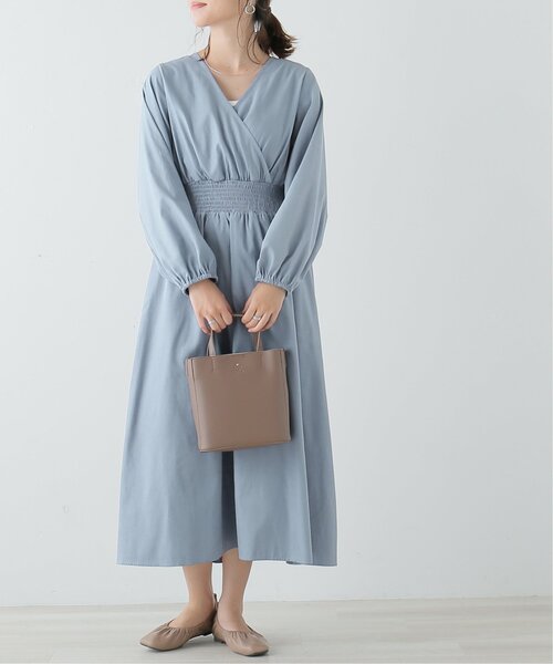 Frames Ray Cassin フレームスレイカズン の バックリボンカシュクールワンピース ワンピース Wear