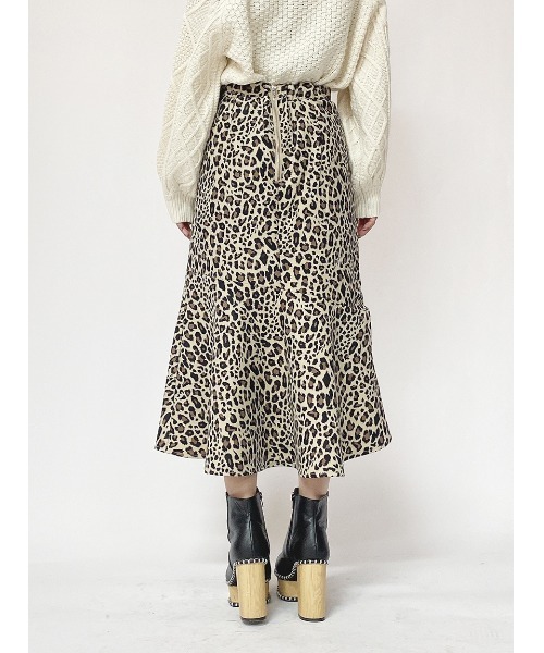 one way(ワンウェイ)の「切替レザーマーメイドSK(スカート・レディース・ベージュ/ブラック/ライトブラウン・FREE)」の11枚目の写真