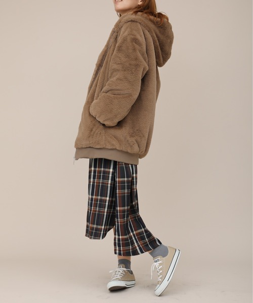 sakishimatokyo（サキシマトーキョー）の「【ZOZO限定】サキシマamp「チェックワンピース」（ワンピース・レディース・ネイビー/カーキ・FREE）」の18枚目の写真