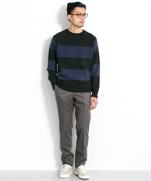 URBAN RESEARCH(アーバンリサーチ)の「UR WOOL CLASSIC TROUSER(スラックス・メンズ・ブラック/グレー・LARGE/MEDIUM)」の11枚目の写真