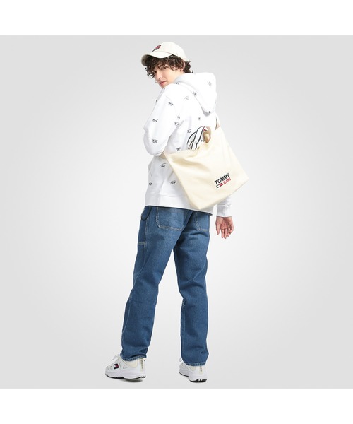 tommy jeans（トミー ジーンズ）の「キャンバスショルダーバッグ（ショルダーバッグ・メンズ・ブラック/ホワイト・FREE）」の13枚目の写真