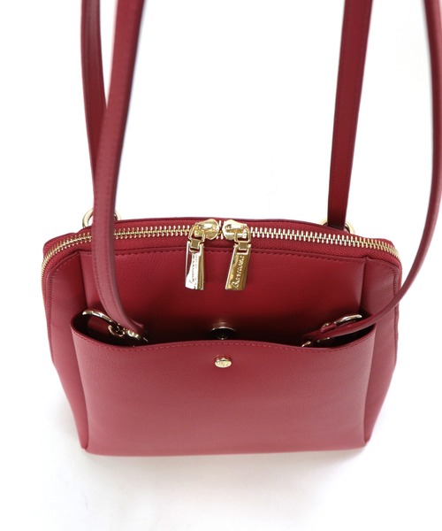 BASE(ベース)の「2way リュック & ショルダーバッグ(ショルダーバッグ・レディース・ブラック/グレイッシュベージュ/キャメル/レッド/アイボリー/グレー/グリーン/ブルー/ブラウン系その他・FREE)」の16枚目の写真