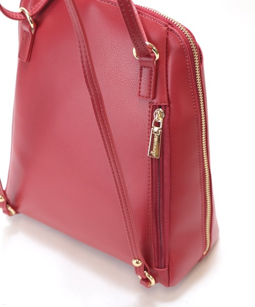 BASE(ベース)の「2way リュック & ショルダーバッグ(ショルダーバッグ・レディース・ブラック/グレイッシュベージュ/キャメル/レッド/アイボリー/グレー/グリーン/ブルー/ブラウン系その他・FREE)」の22枚目の写真