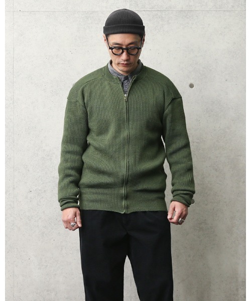 MILITARY（ミリタリー）の「実物 スウェーデン軍 ジップアップ ウール