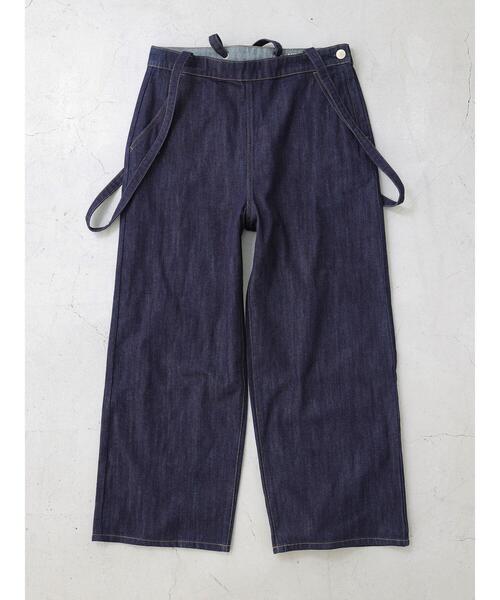 AMERICAN HOLIC（アメリカンホリック）の「肩紐付きデニムパンツ　＊（その他パンツ・レディース・インディゴブルー/ワンウォッシュ・M/L）」の5枚目の写真