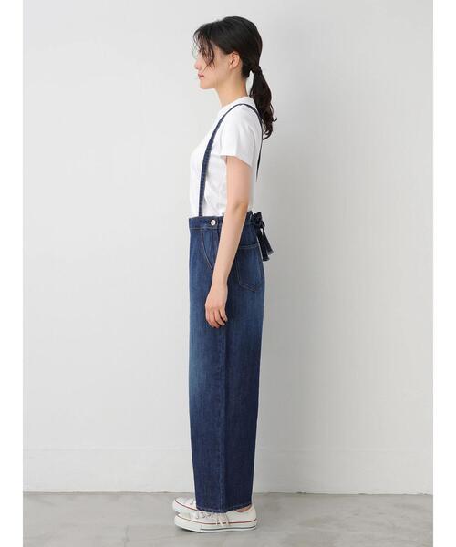 AMERICAN HOLIC（アメリカンホリック）の「肩紐付きデニムパンツ　＊（その他パンツ・レディース・インディゴブルー/ワンウォッシュ・M/L）」の9枚目の写真