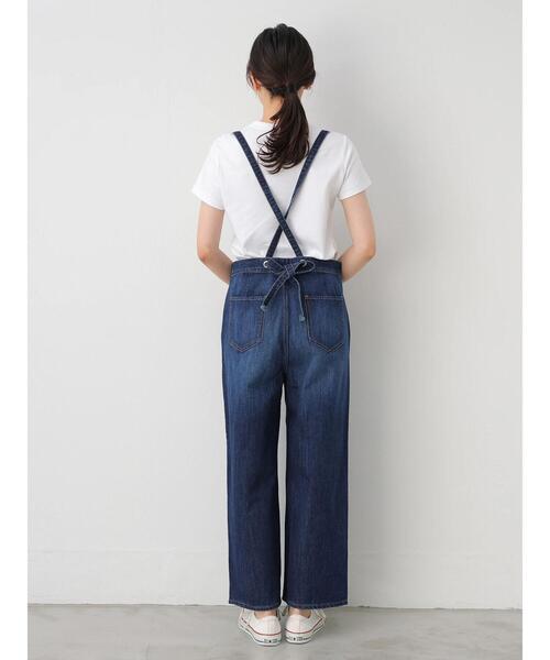 AMERICAN HOLIC（アメリカンホリック）の「肩紐付きデニムパンツ　＊（その他パンツ・レディース・インディゴブルー/ワンウォッシュ・M/L）」の10枚目の写真