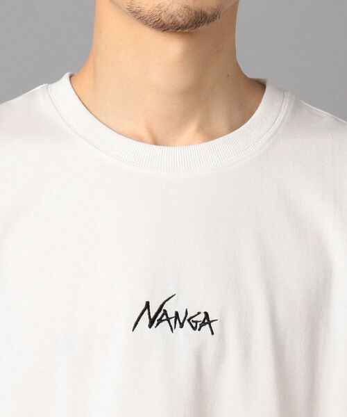 NANGA(ナンガ)の「【NANGA/ナンガ】別注 ロゴTシャツ(Tシャツ/カットソー・メンズ・ベージュ/ホワイト/オリーブ・L/XL/M)」の20枚目の写真