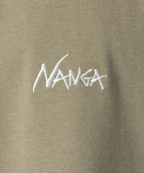 NANGA(ナンガ)の「【NANGA/ナンガ】別注 ロゴTシャツ(Tシャツ/カットソー・メンズ・ベージュ/ホワイト/オリーブ・L/XL/M)」の21枚目の写真