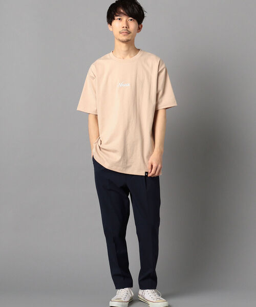 NANGA(ナンガ)の「【NANGA/ナンガ】別注 ロゴTシャツ(Tシャツ/カットソー・メンズ・ベージュ/ホワイト/オリーブ・L/XL/M)」の6枚目の写真