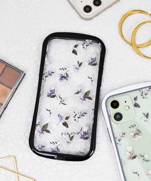 rienda（リエンダ）の「iPhone12 iPhone12mini iPhone12ProMax iPhoneSE(第2世代/第3世代) iPhone8 iPhone7 rienda [耐衝撃クリアケース]（スマホケース/カバー・レディース・ホワイト/ブラック/ホワイト系その他/ブラック系その他/ホワイト系その他2/ホワイト系その他3/ブラック系その他2/ブラック系その他3・A/C/D/B）」の5枚目の写真