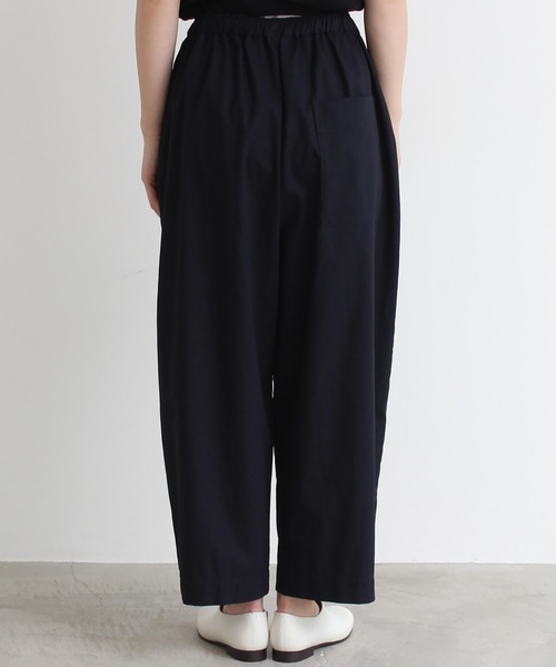 yuni（ユニ ）の「強撚コットン amunzen gom tuck パンツ