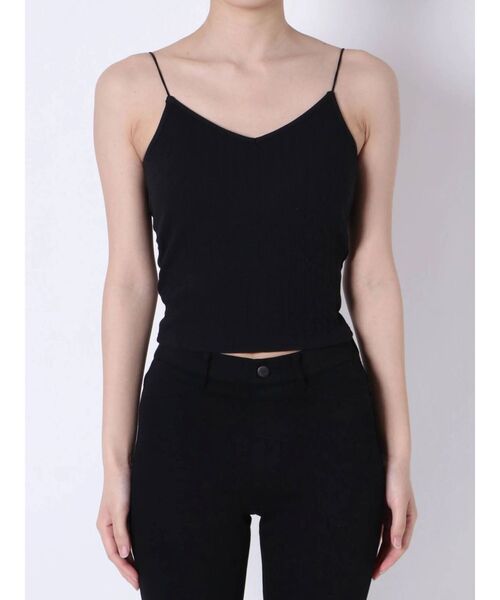 MERCURYDUO(マーキュリーデュオ)の「カップ付バックオープンキャミ(Tシャツ/カットソー・レディース・オフホワイト/ブラック/ベージュ・FREE)」の14枚目の写真