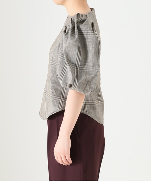 美品 アンスクリア 3,2万 ボリュームスリーブブラウス 白 INSCRIRE VERMEIL par iena（ヴェルメイユパーイエナ）の「【INSCRIRE