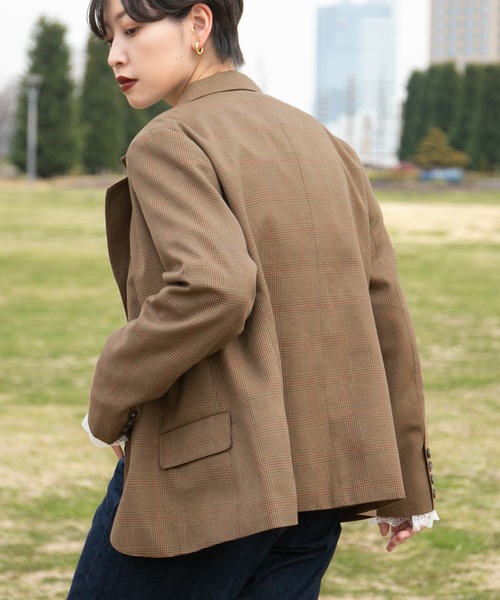 kutir（クティール）の「【セットアップ可】テーラードジャケット（テーラードジャケット・レディース・カーキ/モカ/キャメル・SMALL/MEDIUM）」の13枚目の写真