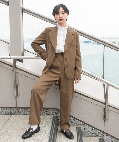 kutir（クティール）の「【セットアップ可】テーラードジャケット（テーラードジャケット・レディース・カーキ/モカ/キャメル・SMALL/MEDIUM）」の10枚目の写真