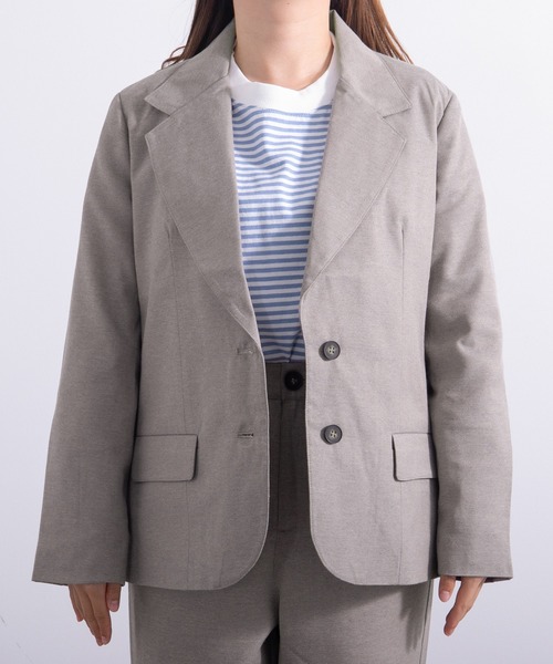 kutir（クティール）の「【セットアップ可】テーラードジャケット（テーラードジャケット・レディース・カーキ/モカ/キャメル・SMALL/MEDIUM）」の14枚目の写真