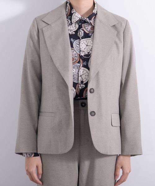 kutir（クティール）の「【セットアップ可】テーラードジャケット（テーラードジャケット・レディース・カーキ/モカ/キャメル・SMALL/MEDIUM）」の11枚目の写真