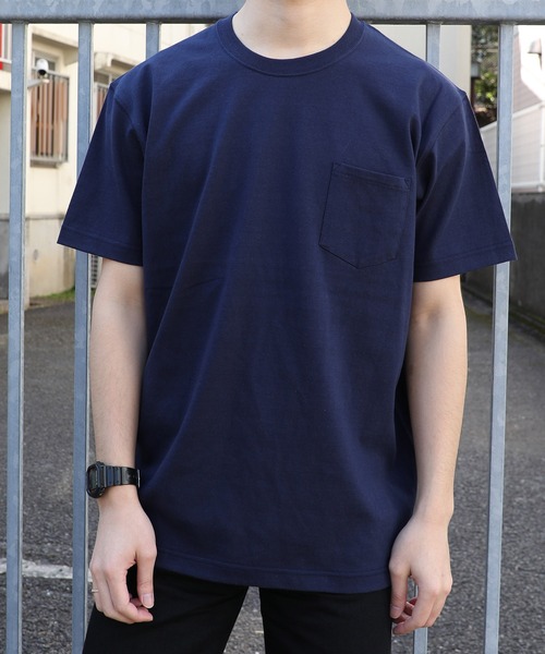 United Athle（ユナイテッドアスレ）の「UNITED ATHLE/7.1オンススーパーヘビーウェイトショートスリーブポケットTシャツ 4253（Tシャツ/カットソー・メンズ・ホワイト/ブラック/ネイビー/グレー・MEDIUM/X-LARGE/LARGE）」の8枚目の写真