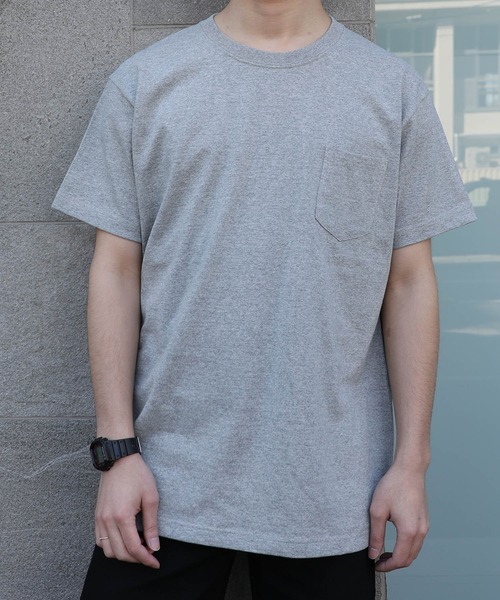 United Athle（ユナイテッドアスレ）の「UNITED ATHLE/7.1オンススーパーヘビーウェイトショートスリーブポケットTシャツ 4253（Tシャツ/カットソー・メンズ・ホワイト/ブラック/ネイビー/グレー・MEDIUM/X-LARGE/LARGE）」の7枚目の写真