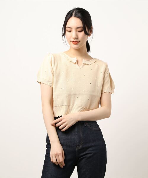 jumelle（ジュメロ）の「シータッチトップ（Tシャツ/カットソー・レディース・ミント/アイボリー/ベージュ・FREE）」の16枚目の写真