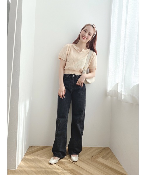 jumelle（ジュメロ）の「シータッチトップ（Tシャツ/カットソー・レディース・ミント/アイボリー/ベージュ・FREE）」の11枚目の写真