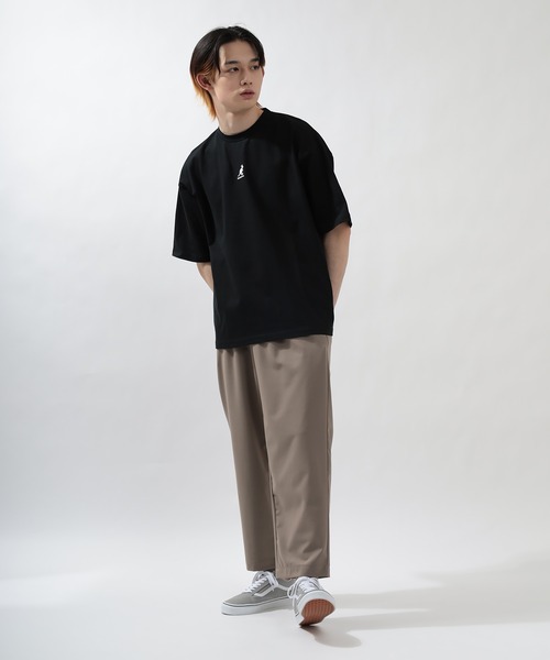 KANGOL(カンゴール)の「【KANGOL/カンゴール】ワンポイントミニロゴ刺繍 Tシャツ/ビッグシルエット/ユニセックス(Tシャツ/カットソー・メンズ・ブラック/ベージュ/オフホワイト/ブルー・M/L/XL)」の18枚目の写真