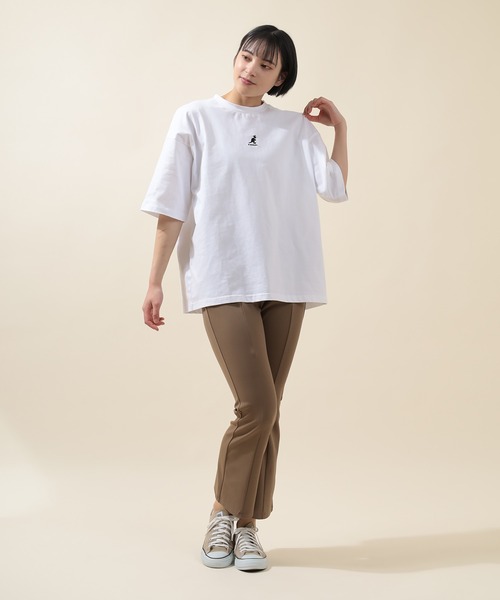KANGOL(カンゴール)の「【KANGOL/カンゴール】ワンポイントミニロゴ刺繍 Tシャツ/ビッグシルエット/ユニセックス(Tシャツ/カットソー・メンズ・ブラック/ベージュ/オフホワイト/ブルー・M/L/XL)」の17枚目の写真