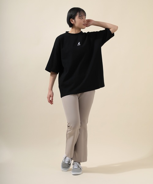 KANGOL(カンゴール)の「【KANGOL/カンゴール】ワンポイントミニロゴ刺繍 Tシャツ/ビッグシルエット/ユニセックス(Tシャツ/カットソー・メンズ・ブラック/ベージュ/オフホワイト/ブルー・M/L/XL)」の13枚目の写真