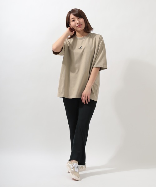 KANGOL(カンゴール)の「【KANGOL/カンゴール】ワンポイントミニロゴ刺繍 Tシャツ/ビッグシルエット/ユニセックス(Tシャツ/カットソー・メンズ・ブラック/ベージュ/オフホワイト/ブルー・M/L/XL)」の14枚目の写真