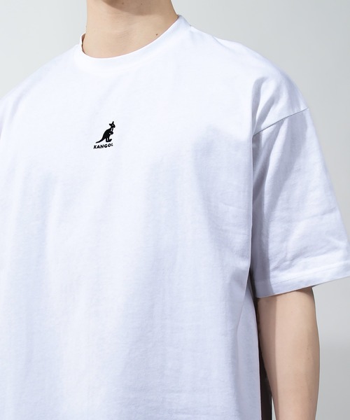 KANGOL(カンゴール)の「【KANGOL/カンゴール】ワンポイントミニロゴ刺繍 Tシャツ/ビッグシルエット/ユニセックス(Tシャツ/カットソー・メンズ・ブラック/ベージュ/オフホワイト/ブルー・M/L/XL)」の22枚目の写真