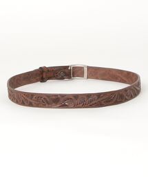 RRL（ダブル アール エル）の「ハンドツールド レザー ベルト