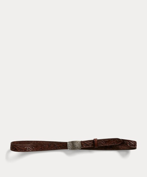 RRL（ダブル アール エル）の「ハンドツールド レザー ベルト（ベルト