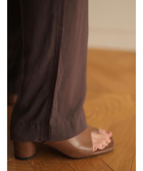 rem closet（レムクローゼット）の「ドロストパンツ（その他パンツ・レディース・ダークブラウン/アイボリー・S）」の21枚目の写真