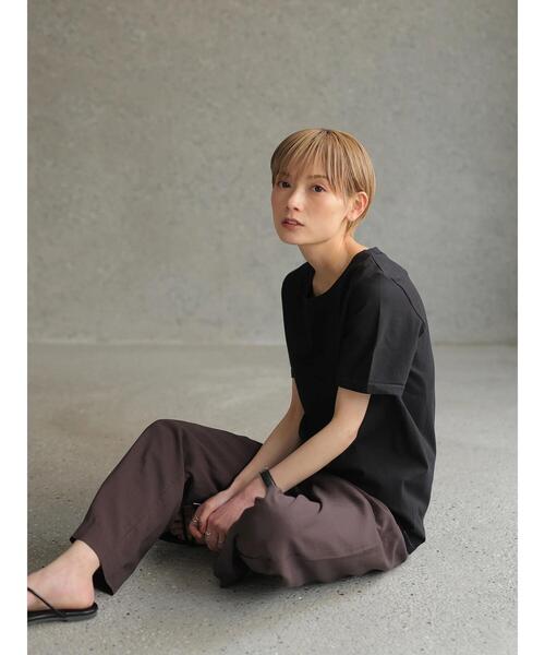 rem closet（レムクローゼット）の「ドロストパンツ（その他パンツ・レディース・ダークブラウン/アイボリー・S）」の3枚目の写真