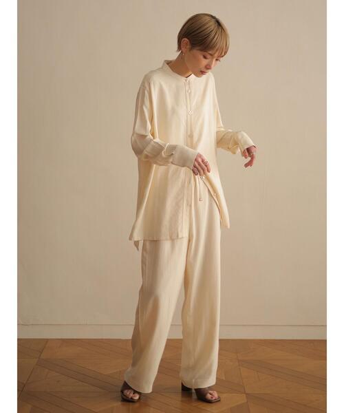 rem closet（レムクローゼット）の「ドロストパンツ（その他パンツ・レディース・ダークブラウン/アイボリー・S）」の5枚目の写真