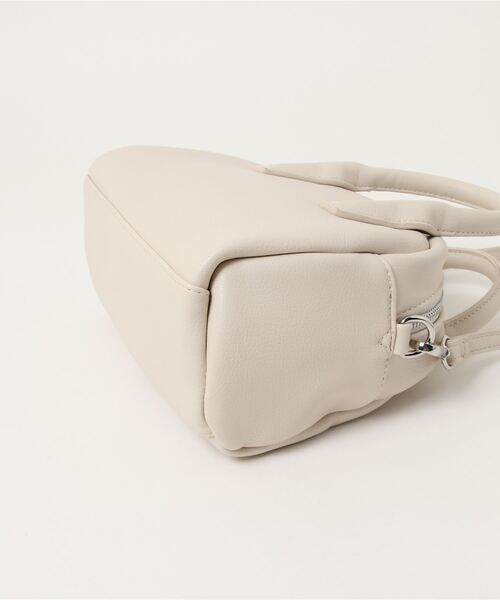 deux amour（ドゥーザムール）の「ミニボストンバック（ボストンバッグ・レディース・ブラック/ベージュ/アイボリー・FREE）」の19枚目の写真