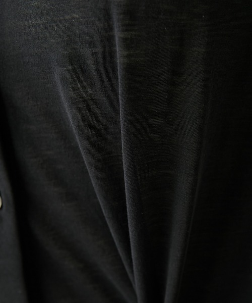 BEARDSLEY(ビアズリー)の「強撚ガーゼワイドカーデ(カーディガン/ボレロ・レディース・ブラック/ベージュ/アイボリー・FREE)」の10枚目の写真