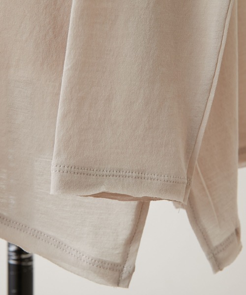 BEARDSLEY(ビアズリー)の「強撚ガーゼワイドカーデ(カーディガン/ボレロ・レディース・ブラック/ベージュ/アイボリー・FREE)」の16枚目の写真