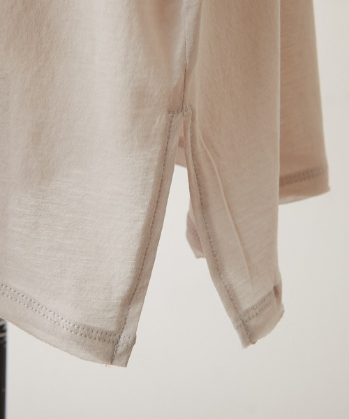 BEARDSLEY(ビアズリー)の「強撚ガーゼワイドカーデ(カーディガン/ボレロ・レディース・ブラック/ベージュ/アイボリー・FREE)」の17枚目の写真