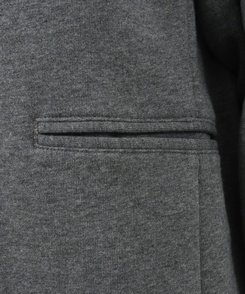 Magine(マージン)の「mj7935-URAKE MINIMAL EASY JACKET ジャケット(ノーカラージャケット・メンズ・チャコール/ベージュ/ブラック・48/44/46)」の22枚目の写真