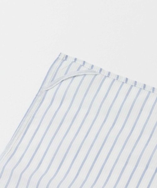 siiwa(シーワ)の「siiwa カディ先染めストライプシャツプルオーバー(シャツ/ブラウス・レディース・ブルー/イエロー・ONE)」の10枚目の写真